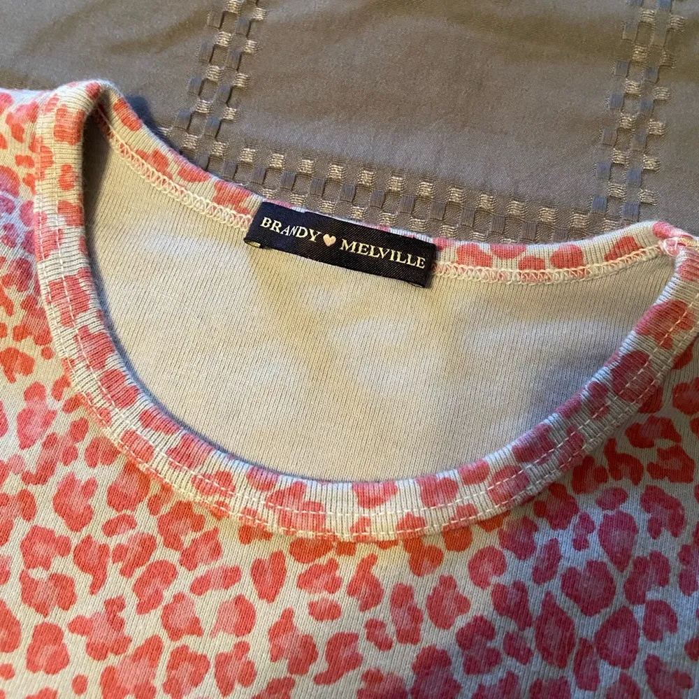 Brandy Melville Ashlyn Cropped Cheetah Top - Image 2