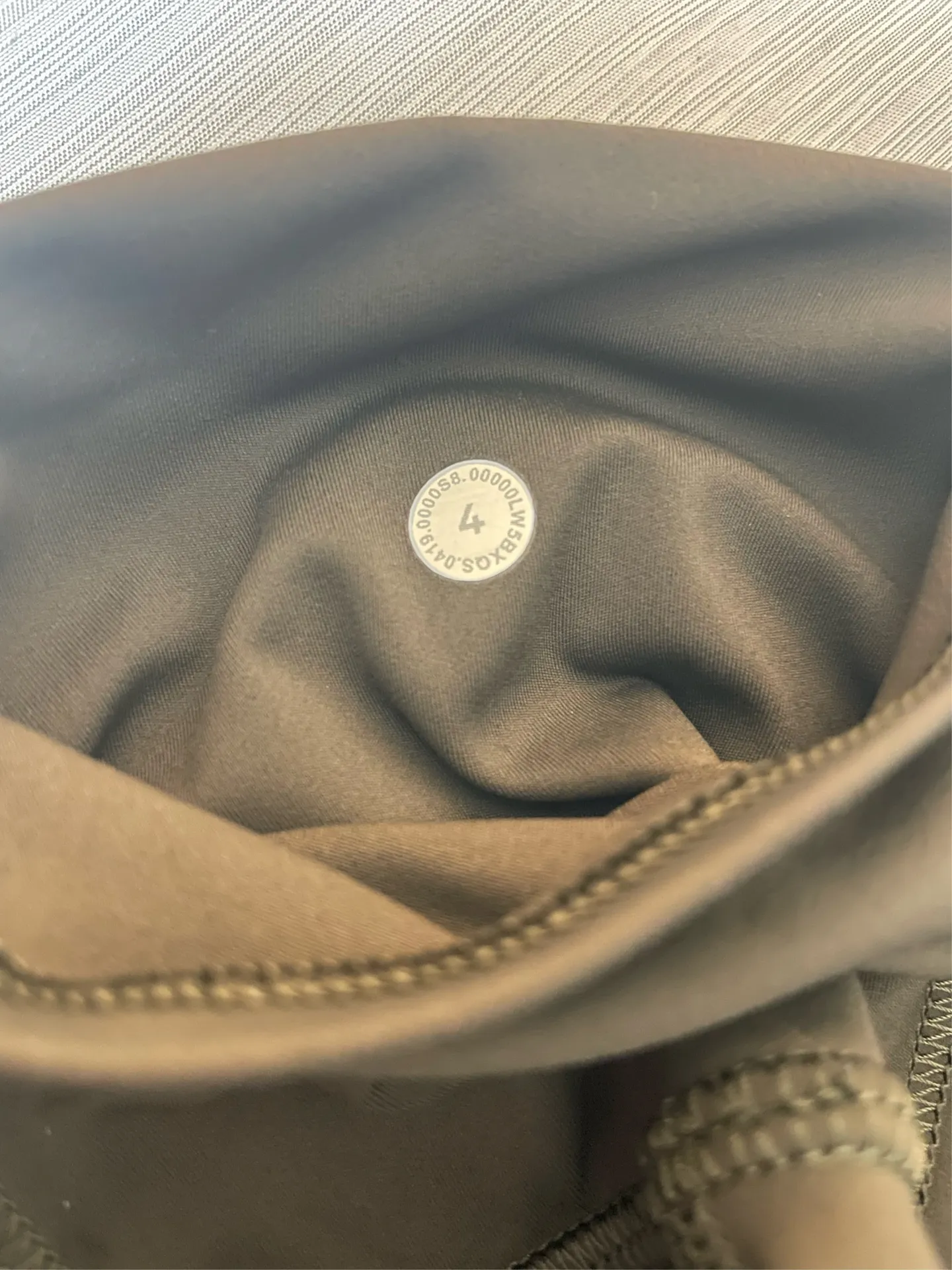 Olive Green Lululemon Fast & Free Leggings 25” - Image 5