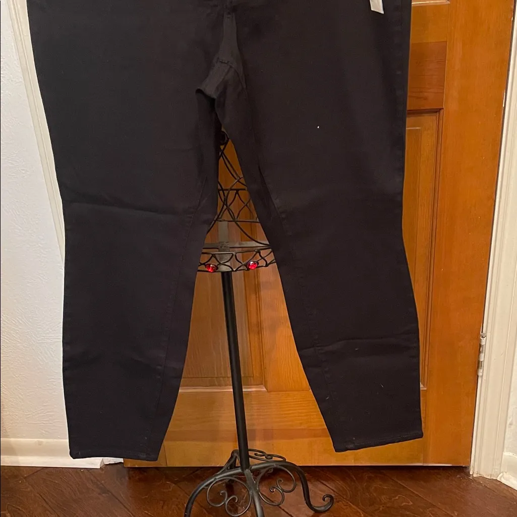 Universal Thread Jet Black Trousers - Image 3