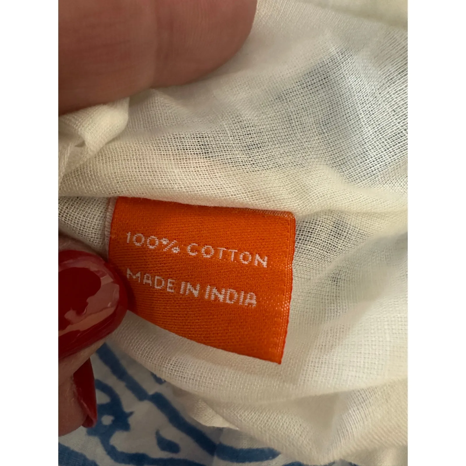 Oliphant Mini Dress Balloon Sleeve Blue White Babydoll Dress V Neck - Image 7