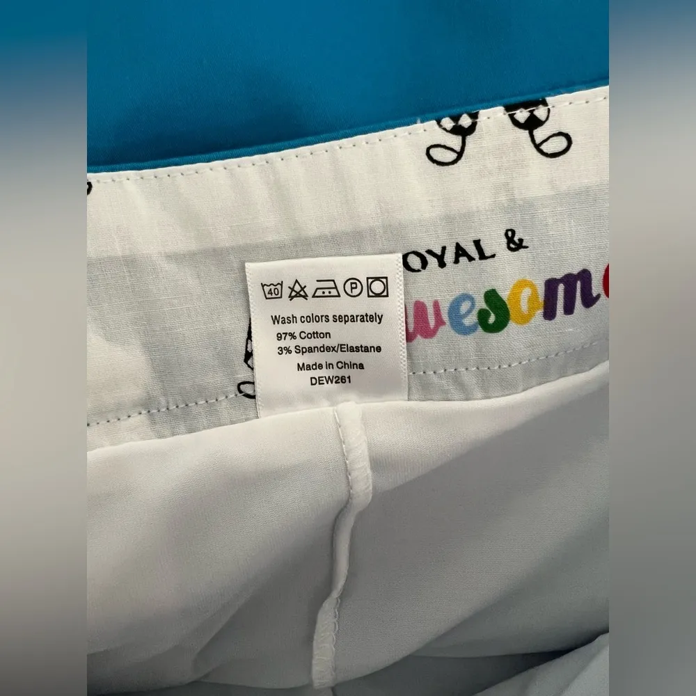 Royal & Awesome Why so Blue Ladies Skort Size 6 - Image 7