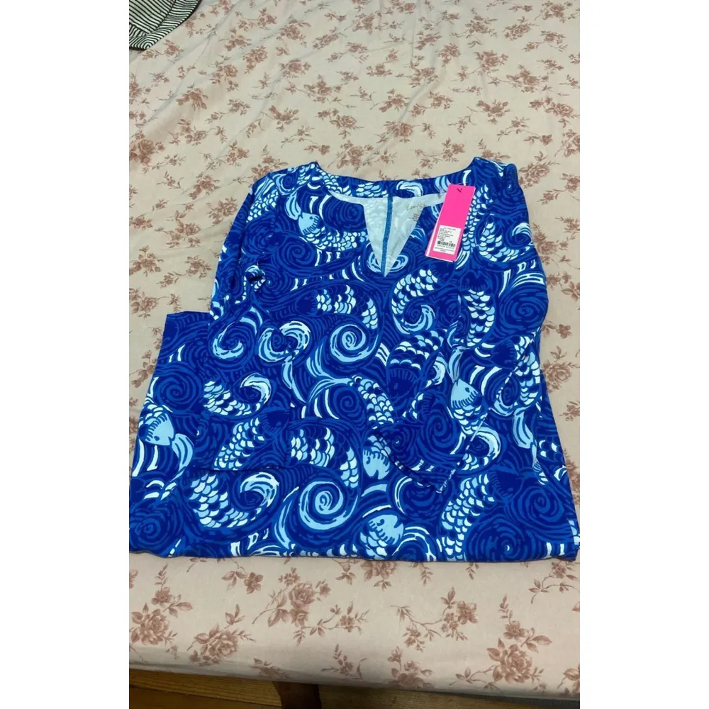 Lilly Pulitzer blue Grotto UPF 50+ 3/4 S - Image 3