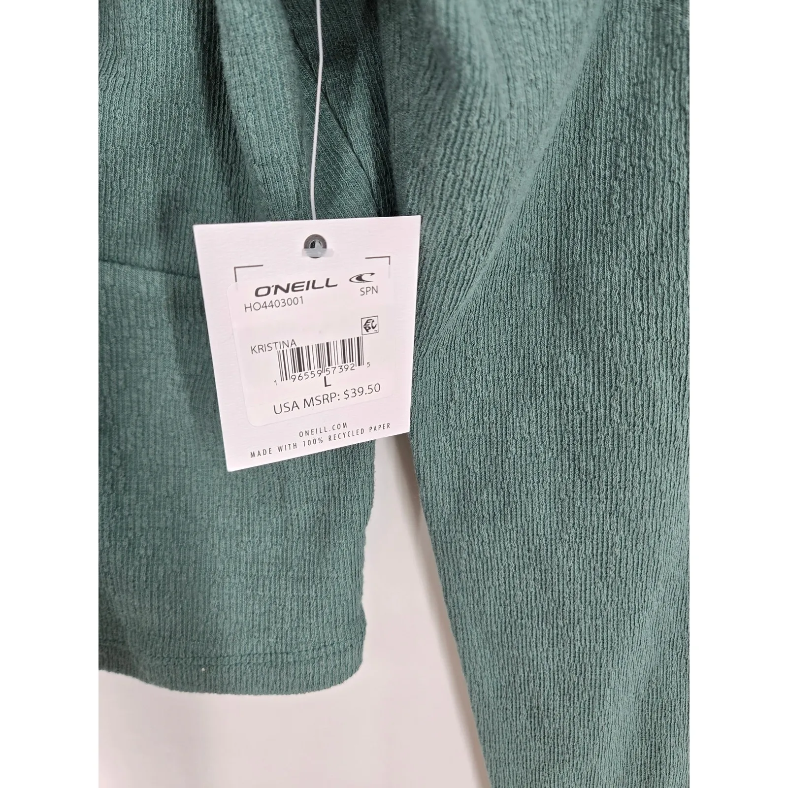 NEW O'Neill Kristina Silver Pine Long Sleeve Center Twist XL - Image 5