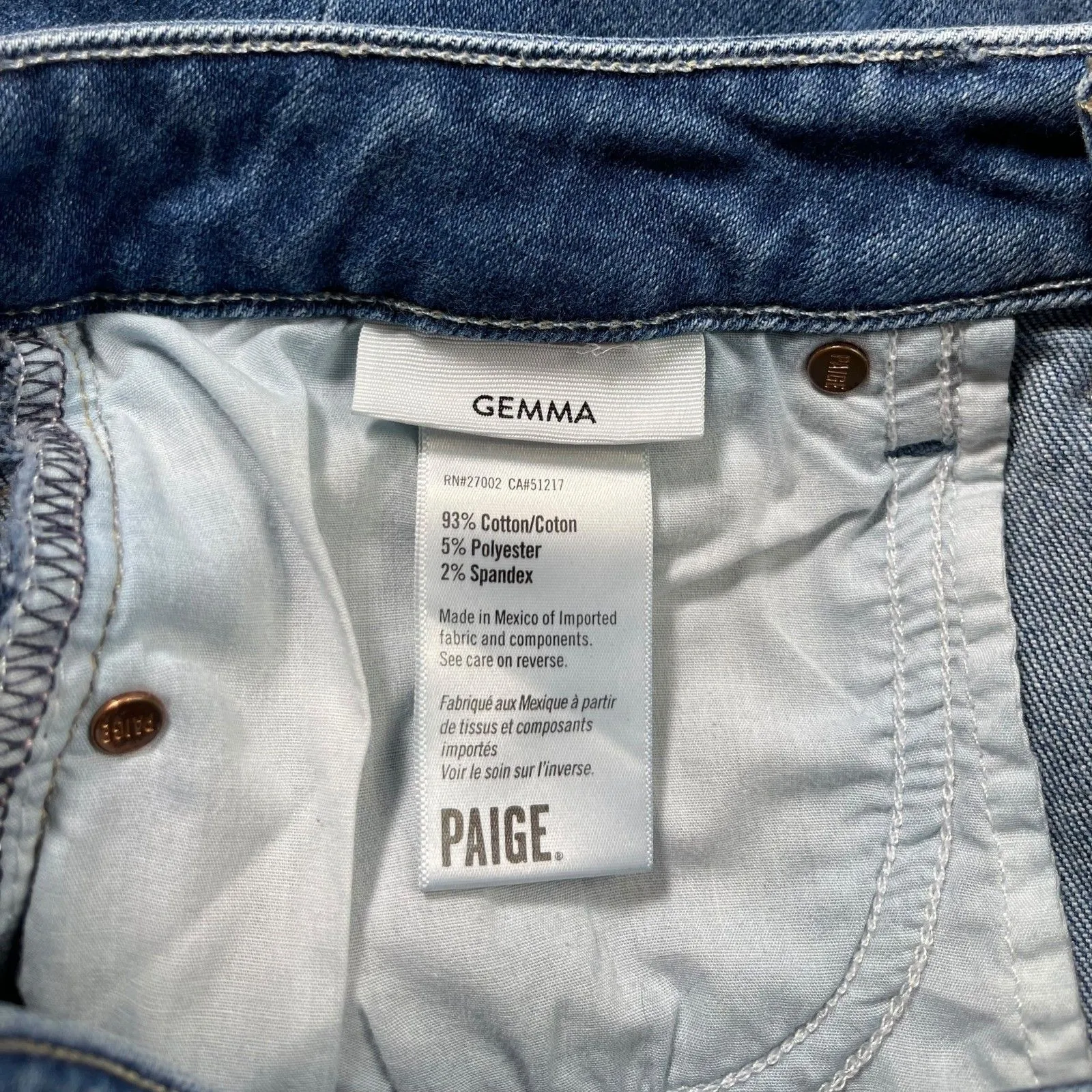 Paige Gemma Jeans in Timeless Wash - Image 11
