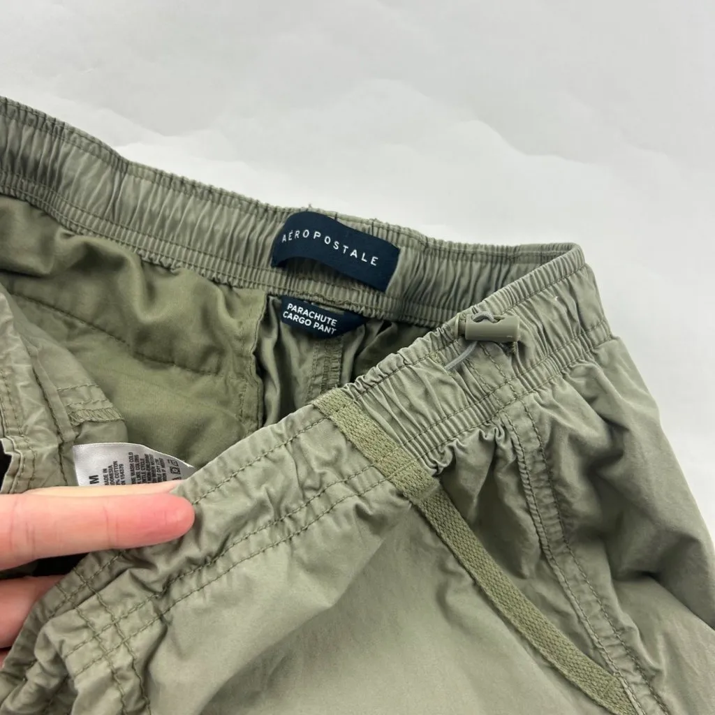 Aeropostale Olive Canvas Parachute Cargo Pant M - Image 5