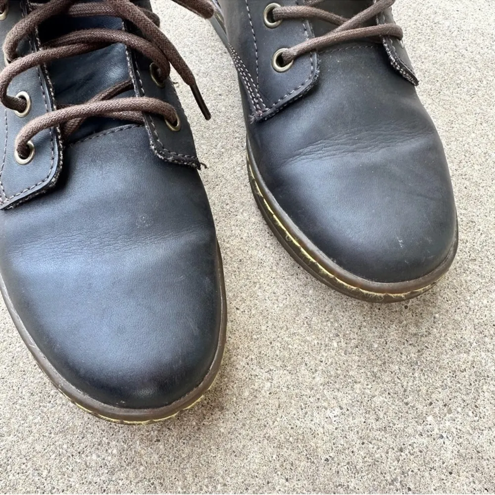 Dr. Martens Maelly Leathet Lace Up Boots Brown - Image 3