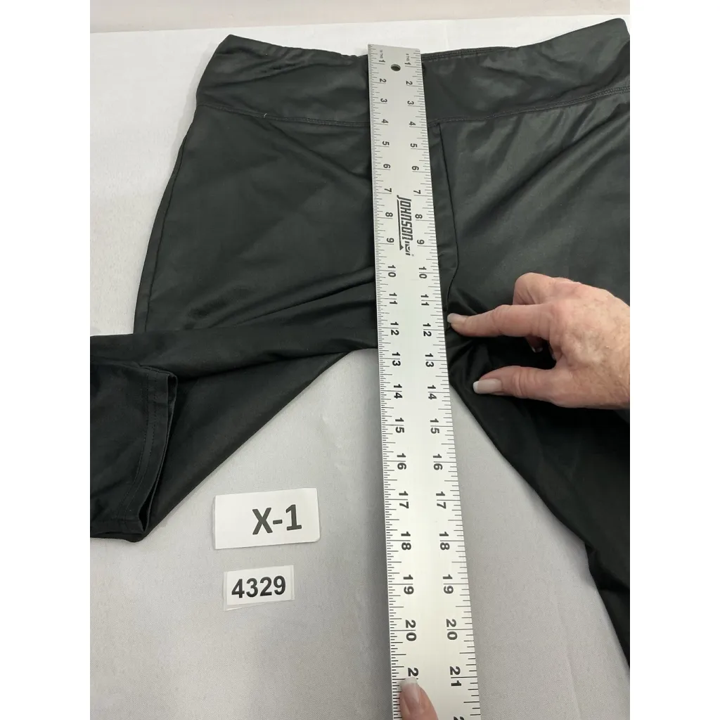 Womans Wild Fable Pullon Leggings Large Black Pocket - Image 7