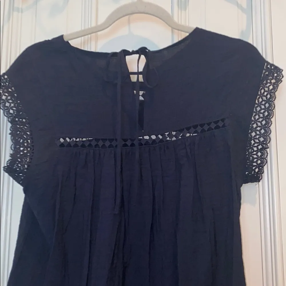 Anthropologie Ro & De Babydoll Crochet Lace Blouse - Image 6