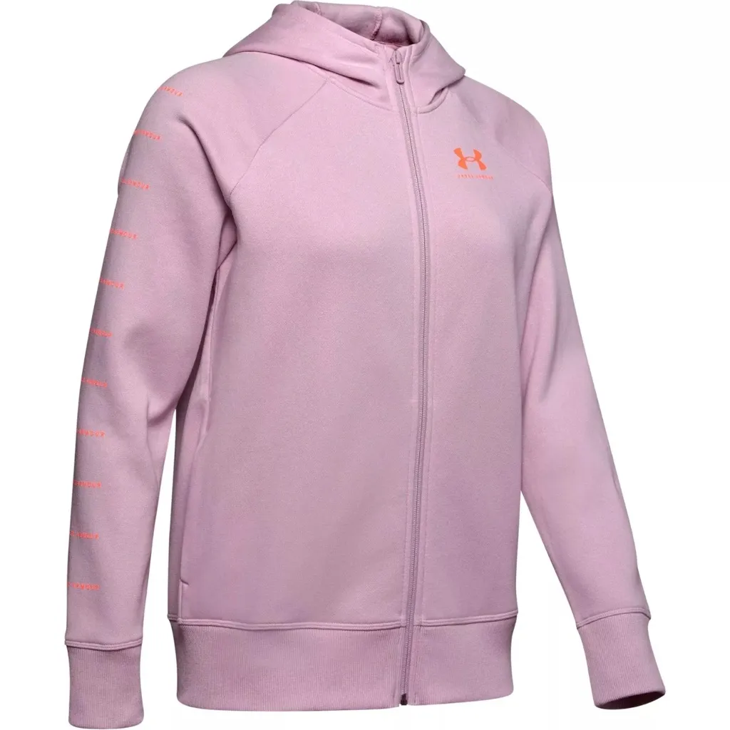 Under Armour Rival Fleece Sportstyle Hoodie light pink-purple Size‎ M - Image 2