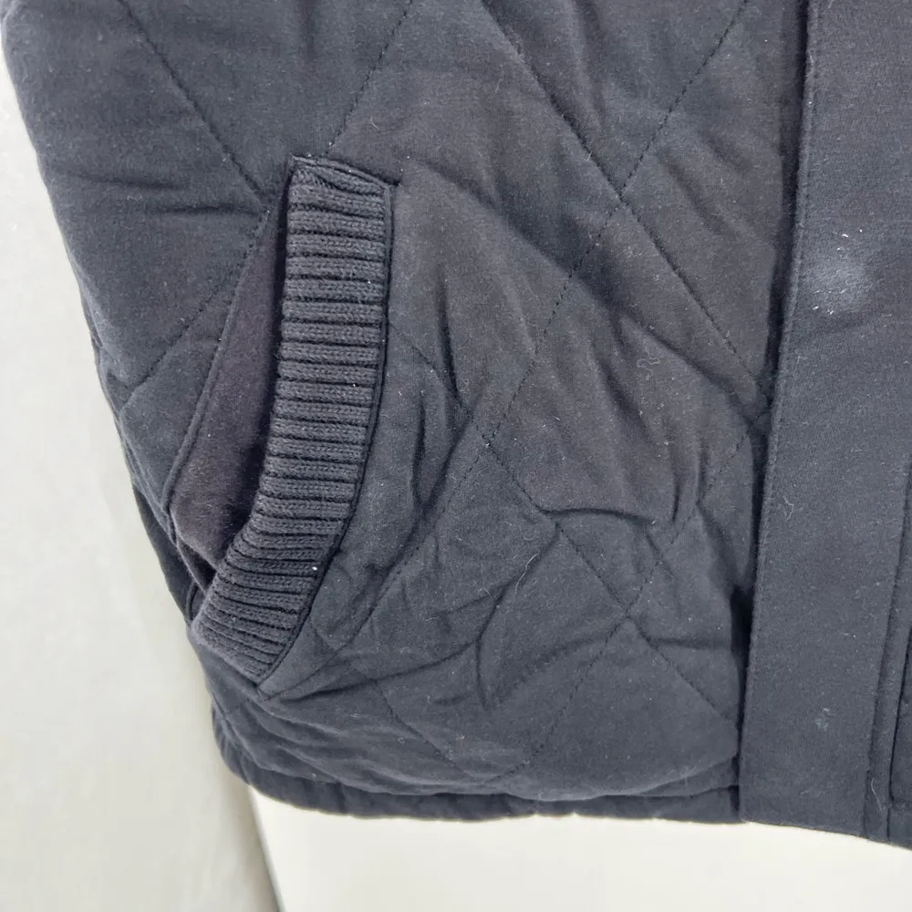 Gear for Sports cotton reversible quilted black vest L gold zipper outdoor layer - Image 10