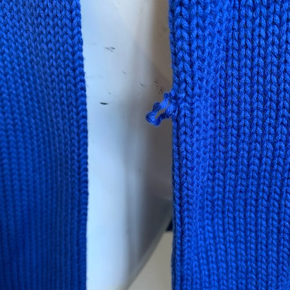 Roxy *NWT*  XL cap sleeve knit two button blue cardigan sweater - Image 5