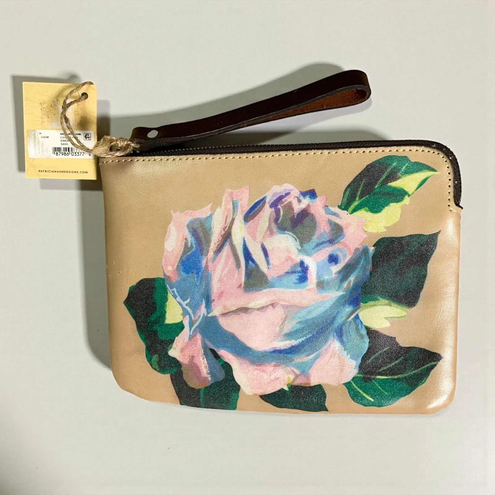 π Patricia Nash Cassini Leather Wristlet in Winter Bloom - Image 3