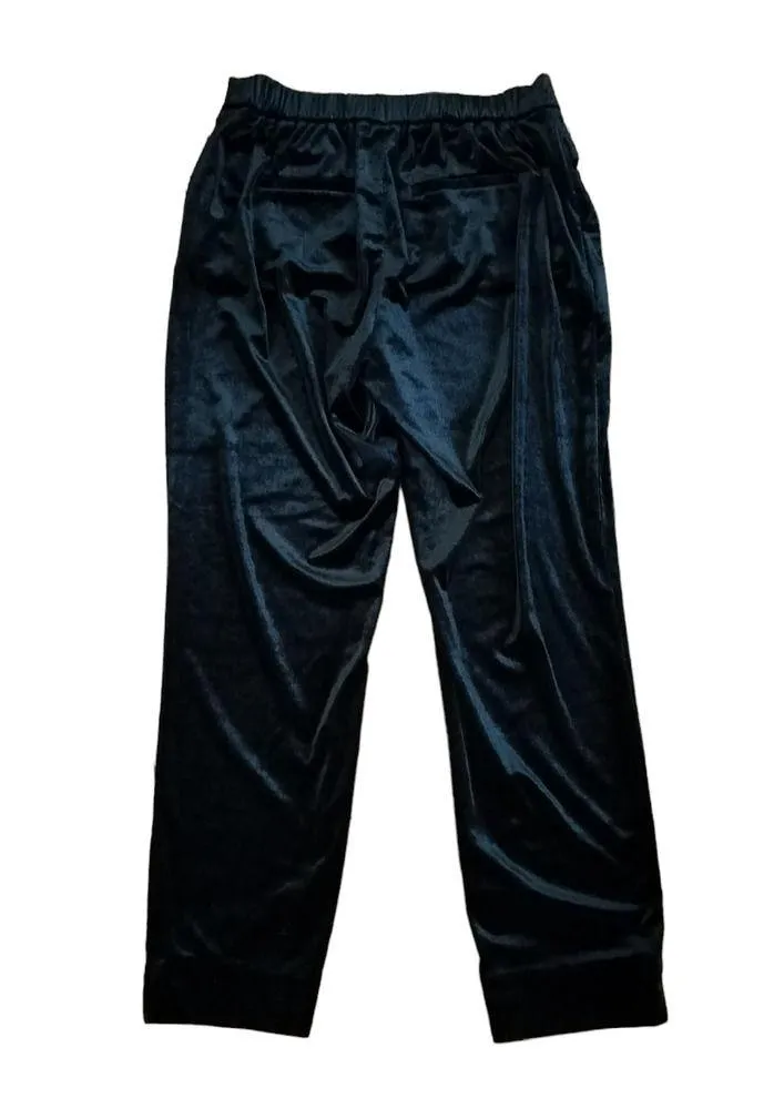 Banana Republic Factory Size 4 Hayden Black Velvet Pull On Pants - Image 2