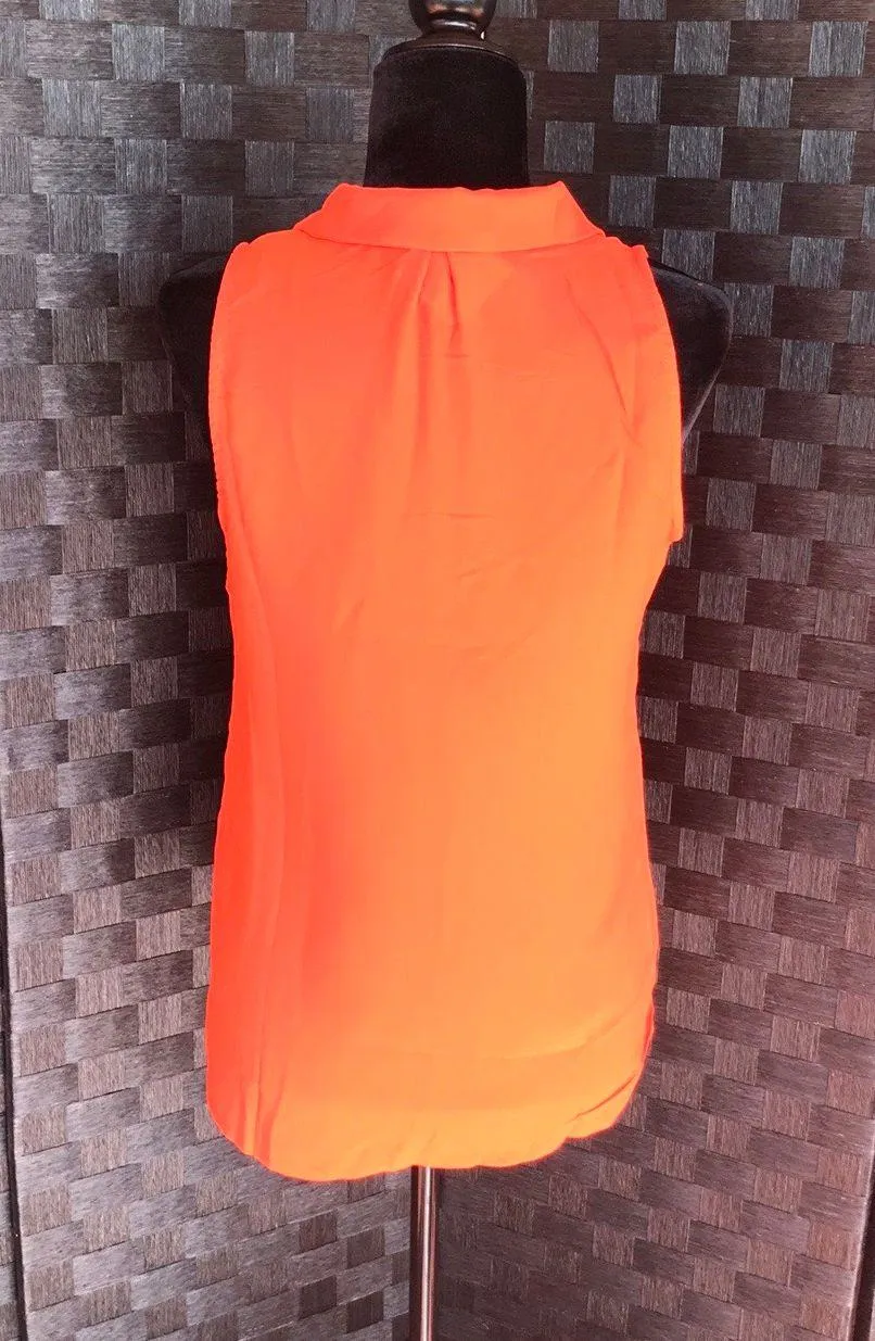 Orange Sleeveless Tank Top - Image 2