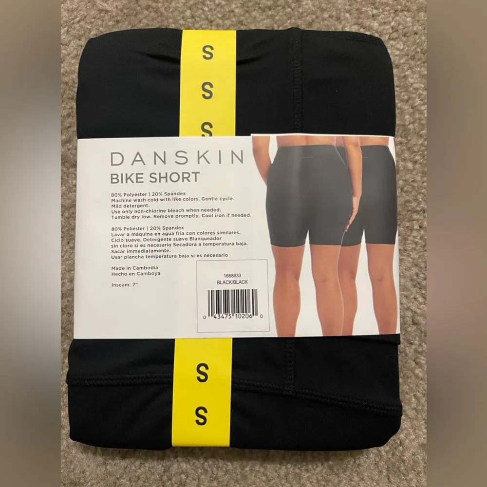 NWT Women’s  2 Pack High Rise Bike Shorts Black Size S - Image 5