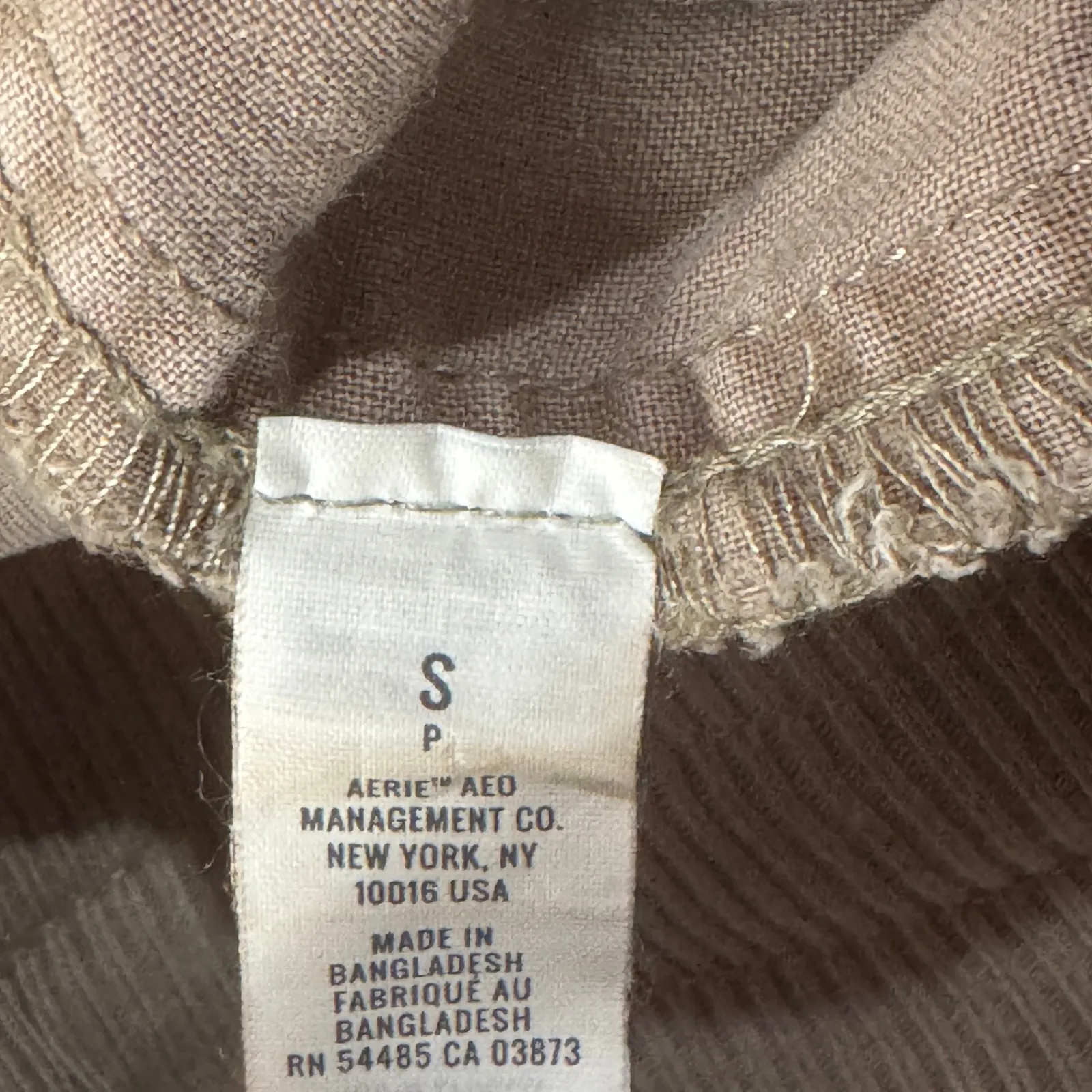 Aerie Small Joggers Capris Pants Pull-On Pocket Ribbed Cuffed Drawstring Hi-Rise - Image 8