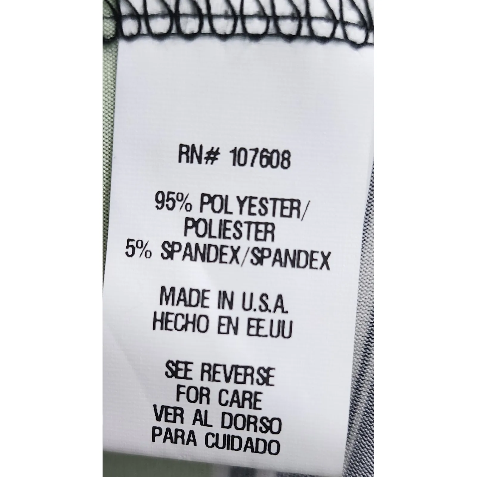 Karin Stevens Women's Black Lime Green Striped Maxi Dress V-Neck 3/4 Sleeve M - Image 6