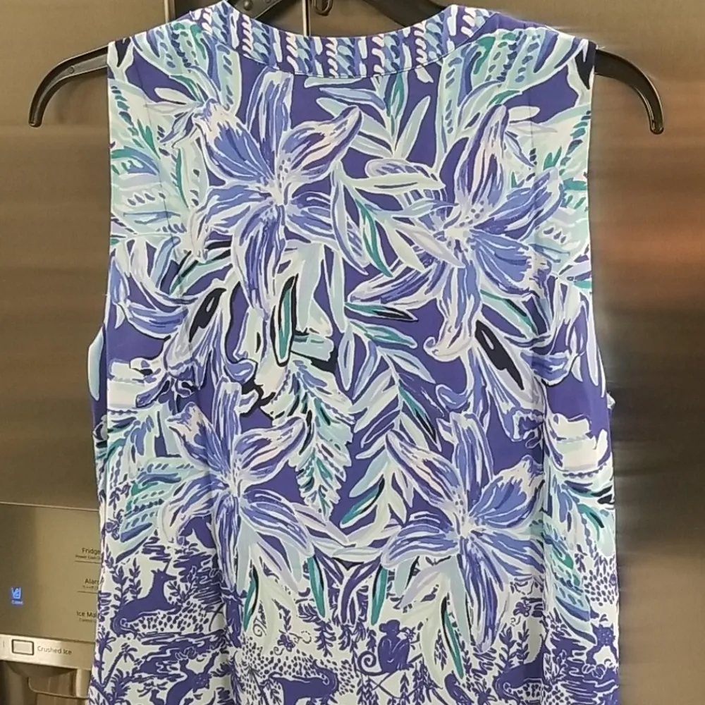 💕LILLY PULITZER💕 Evah Shift Dress High Tide Navy - Image 11