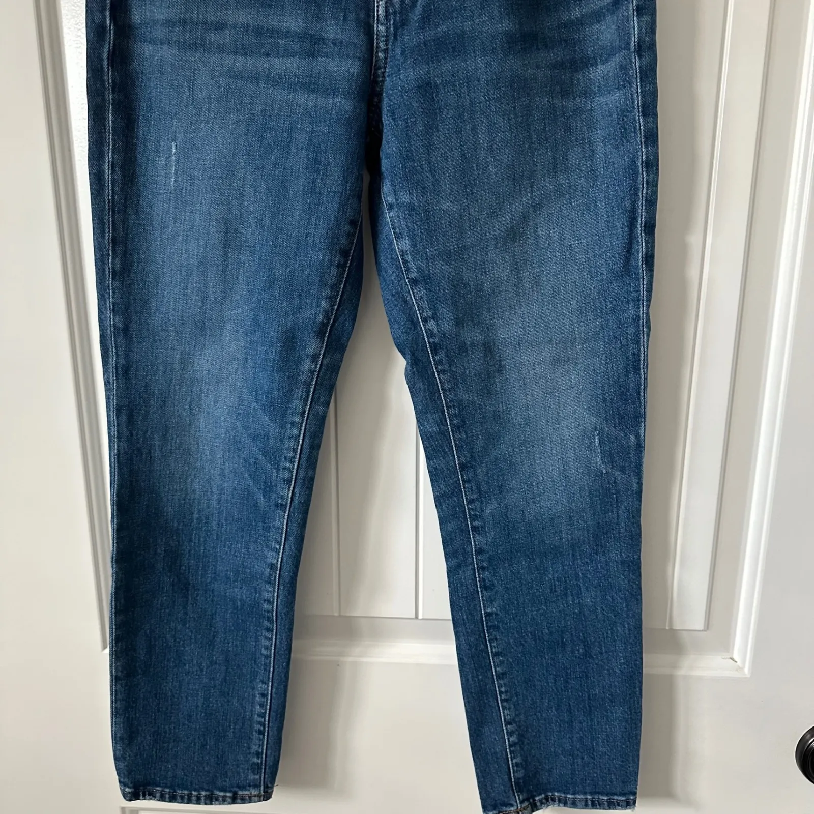 Madewell High Rise Slim Crop Boyjean‎ Jeans Medium Wash Size 26 - Image 3