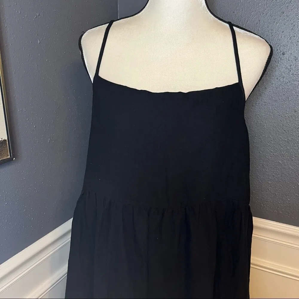 For Days Tiered Cami Dress Black Size XXL - Image 5