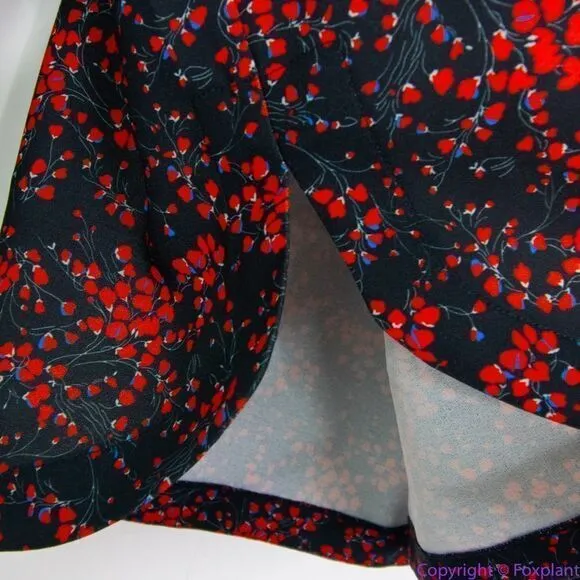 NEW See By Chloe Floral‎ tie-neck crepe blouse, size France 42/ US size10 - Image 14