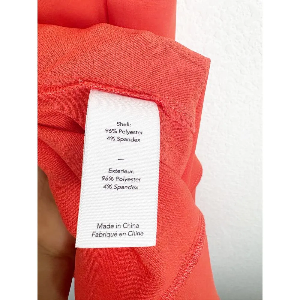 Likely Johnna Sweetheart Neckline Midi Dress Size 0 Orange Cocktail Wedding - Image 6