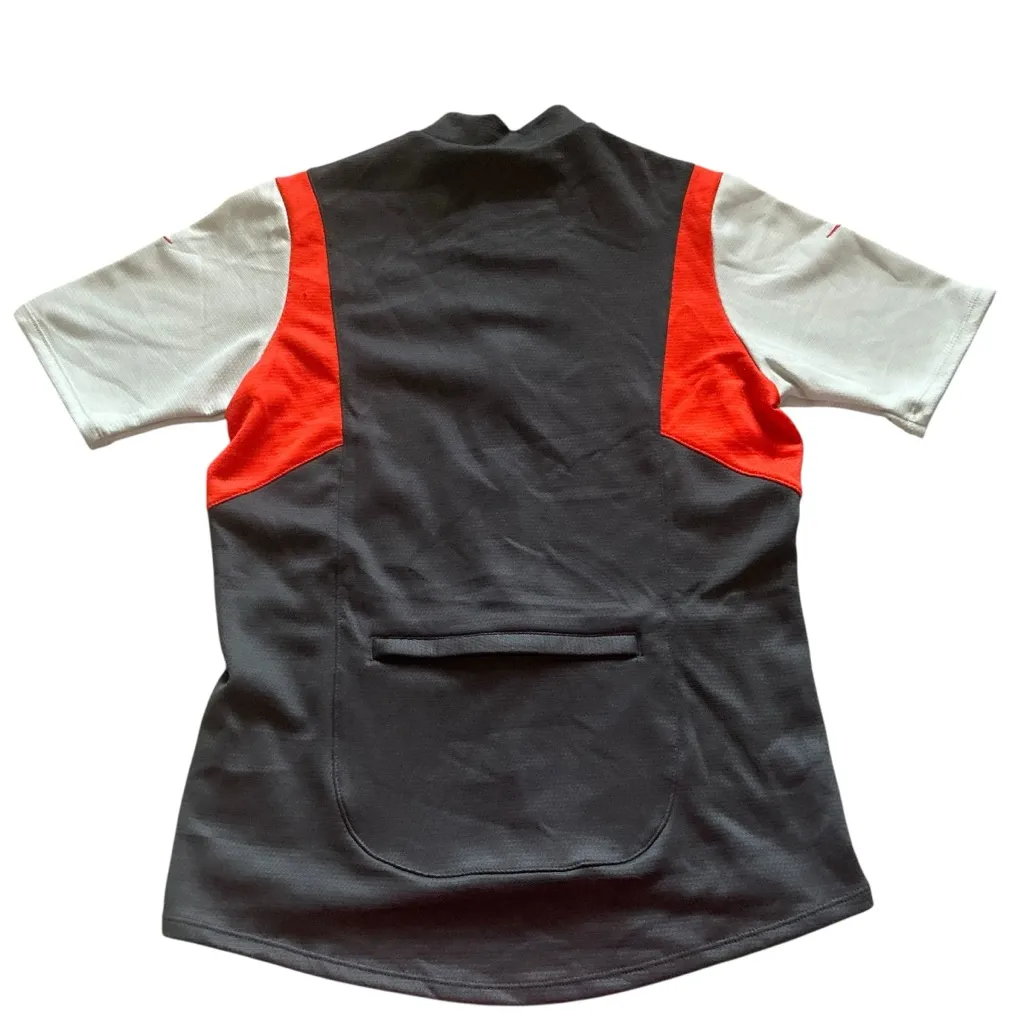 Nike cycling jersey biking shirt bike cycle athletic grey sphere women’s small - Image 2