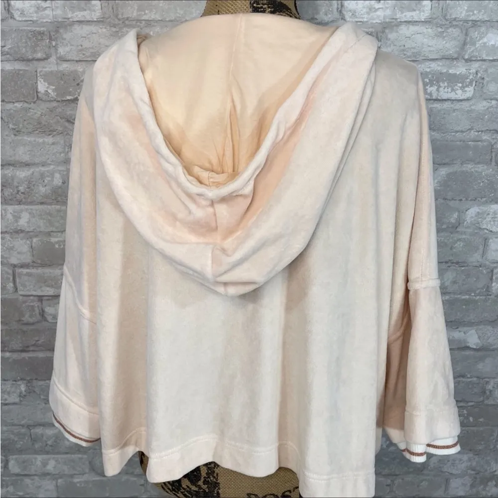 Anthropologie Saturday Sunday Velour Crop Hoodie - Image 7