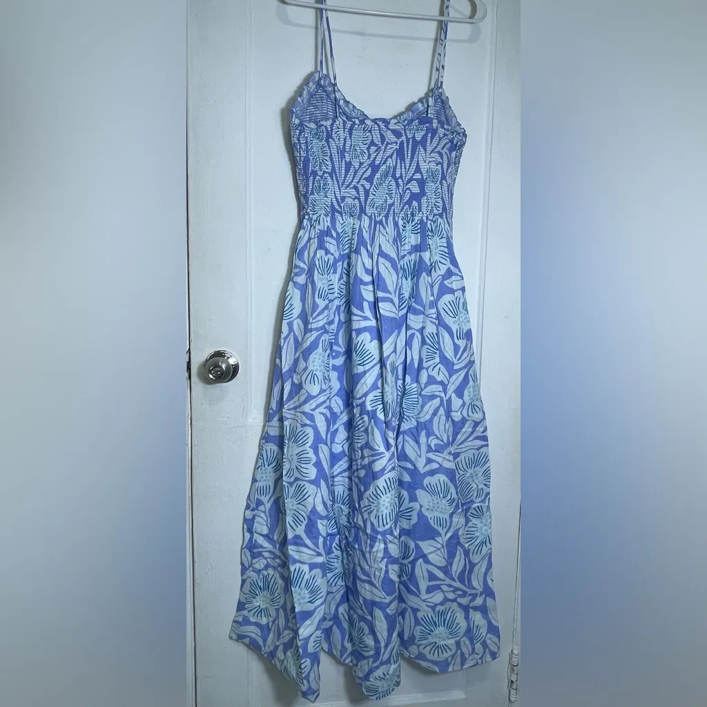 Free People
Women's Sweet Nothings Cotton Smocked Maxi Dress XL - Image 8