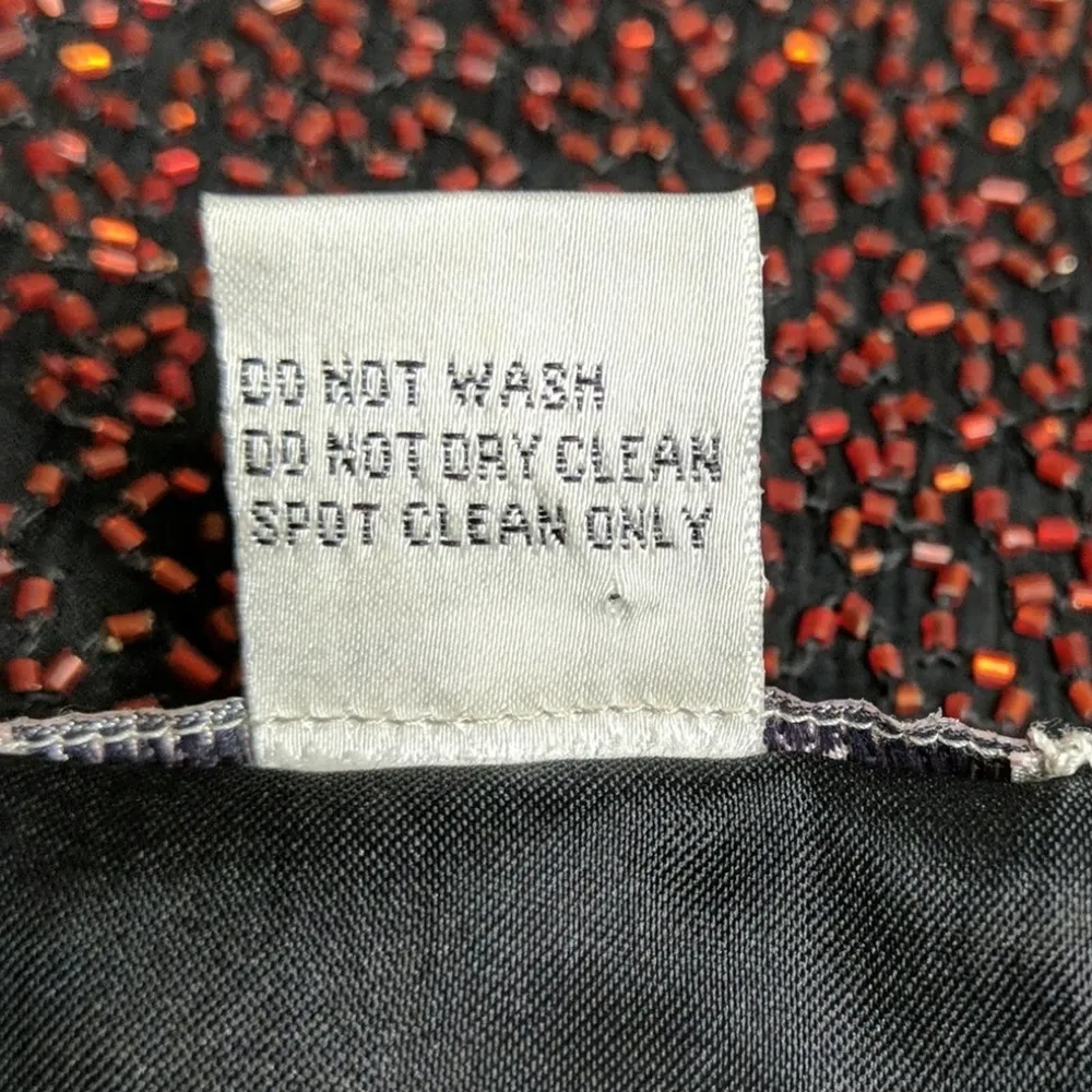 Laurence Kazar Vintage Beaded Top - Size L - GUC - Image 7