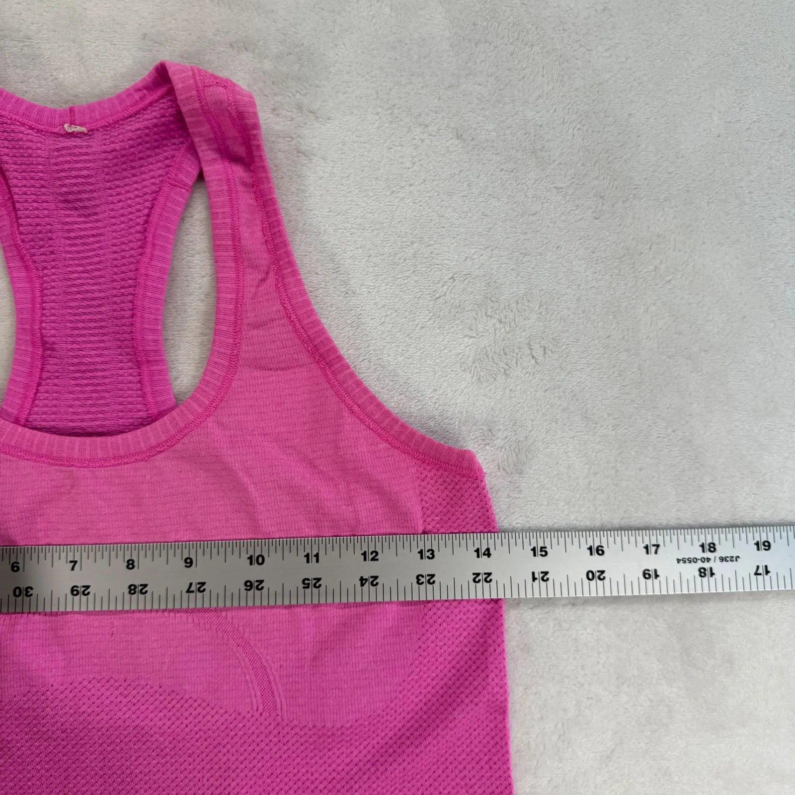 Lululemon Swiftly‎ Tank Top Racerback Athletic Sleeveless Pink Sz 6 - flaw - Image 2