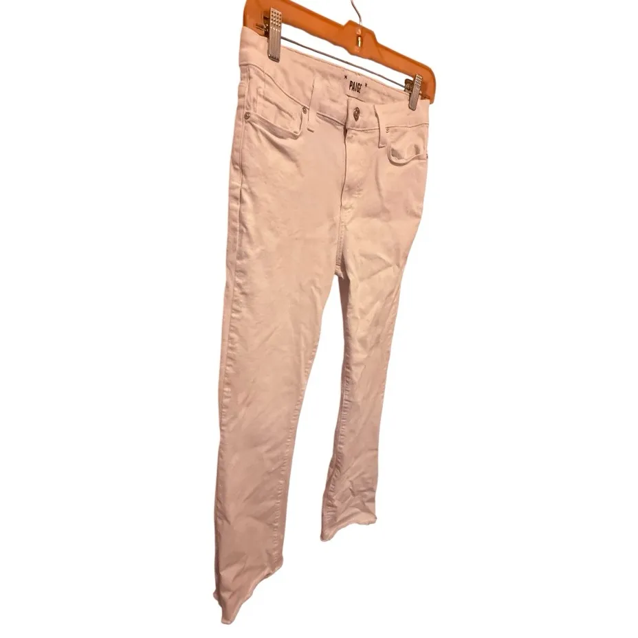 Paige High Rise Laurel Canyon White Jeans nwot - Image 3