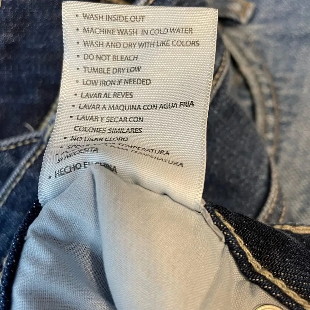 KanCan Jasmine High Rise Single Fold Jean Shorts Stretch Cutoffs womens M 26 27 - Image 14