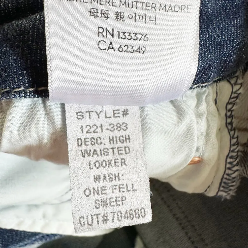 MOTHER The Looker Crop Jeans in One Fell Sweep
Dark Denim Size 32 - Image 7