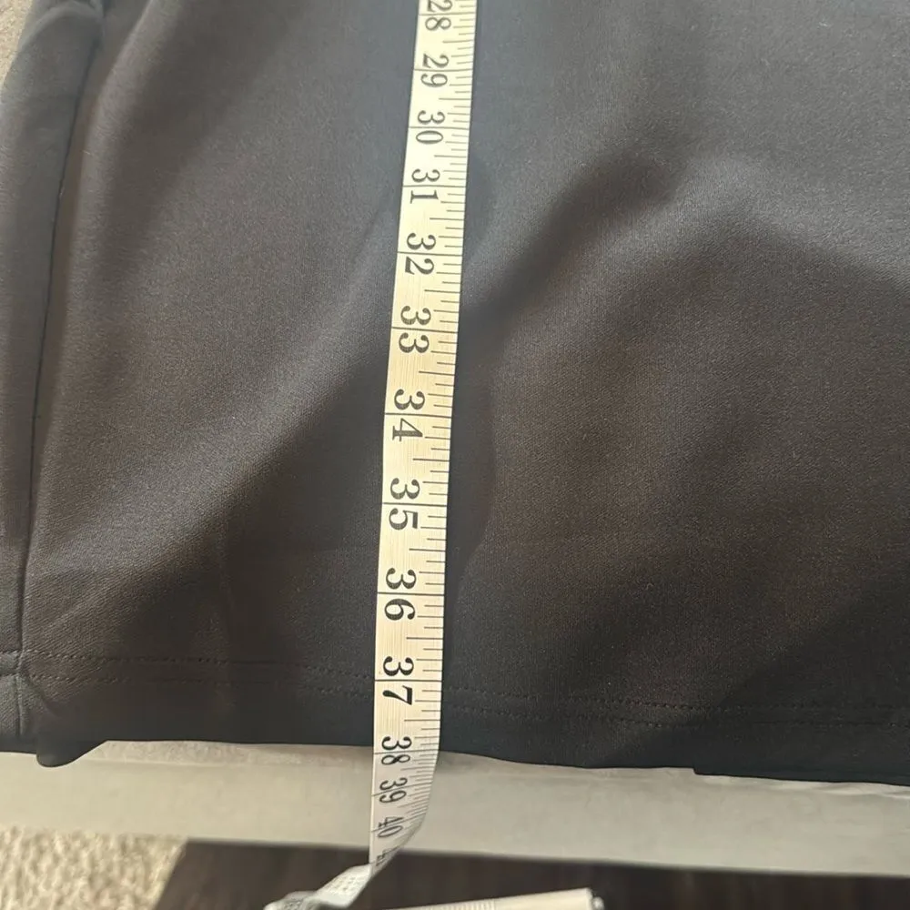 Women’s Black Long Sleeve Midi Pencil Dress with Bow Detail Size S NEW - Image 11