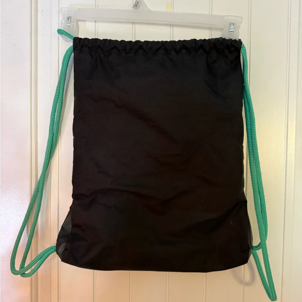 Adidas Gray Backpack with Green and Pink Details - Image 2