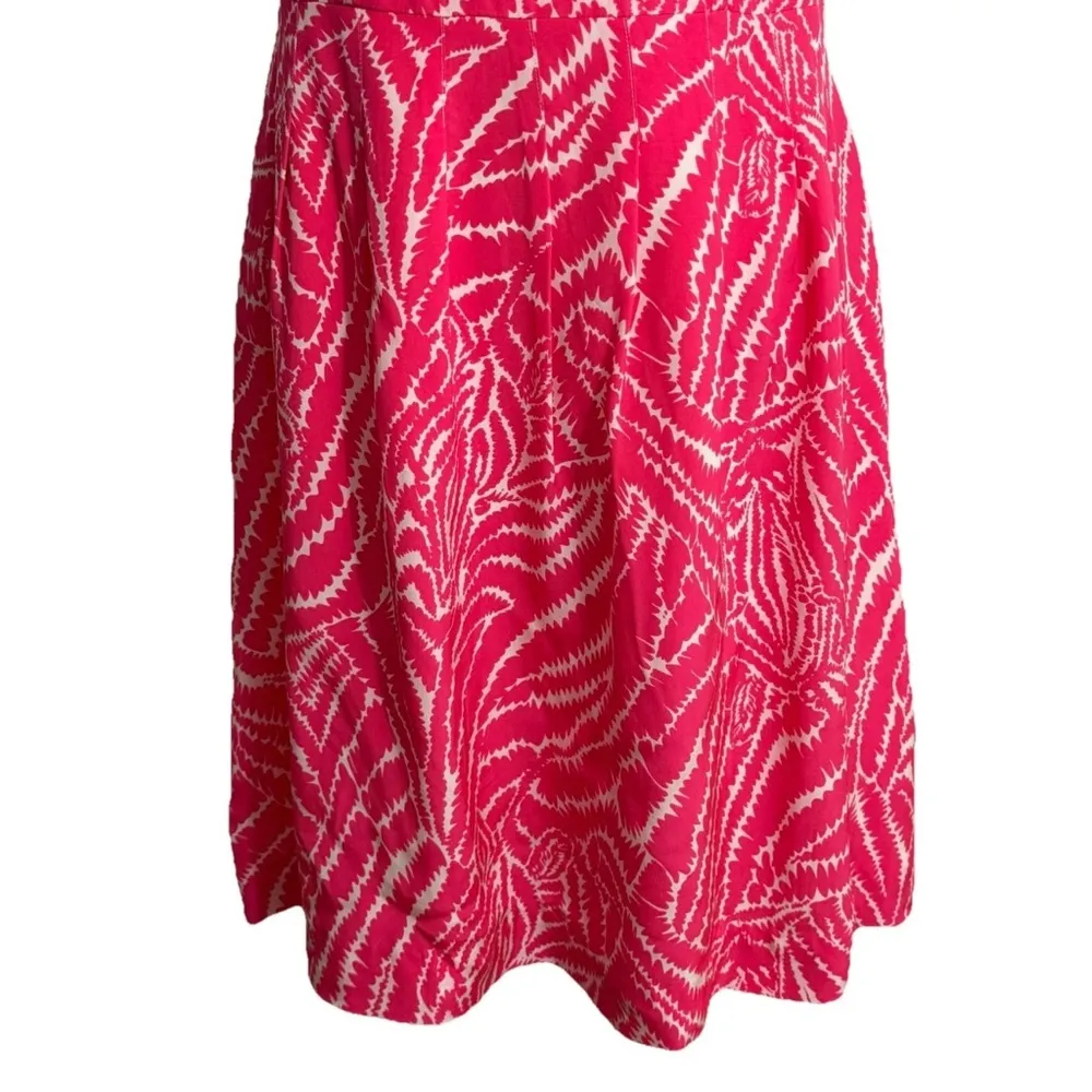 Lilly Pulitzer Dress 10 Show Your Stripes Zebra Posey Silk Splash Pink Cruise - Image 5