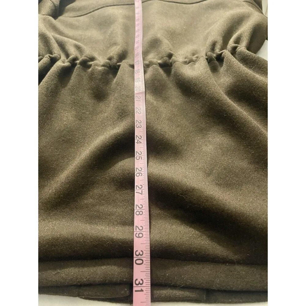 Han Kjobenhavn Women’s Coat Desk Jacket Sz Small Wool Blend Green Quiet Luxury - Image 13