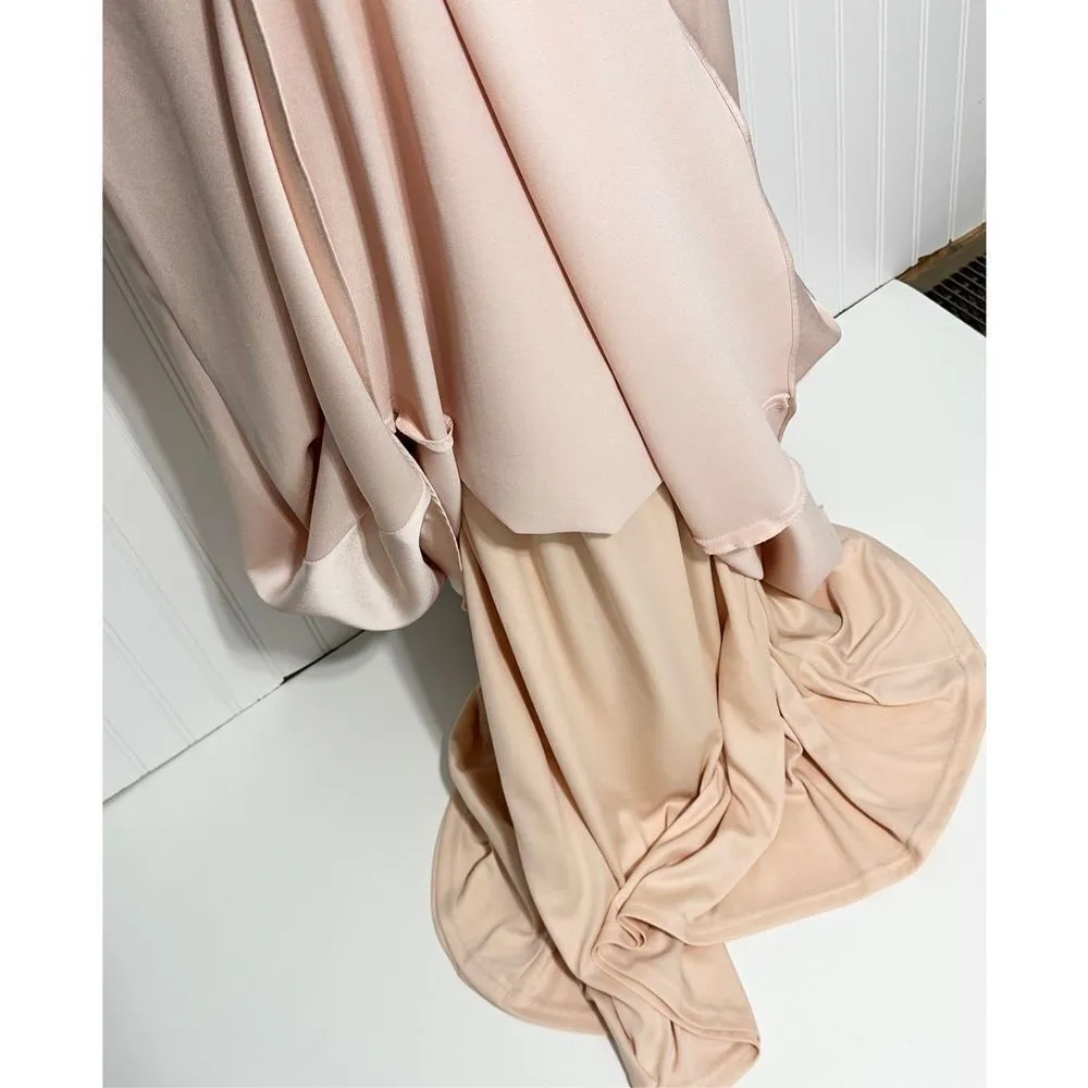 Hayley Paige Occasions 52003 Bridesmaids Gown Dress Sleeveless Pink Size‎ 10 - Image 6