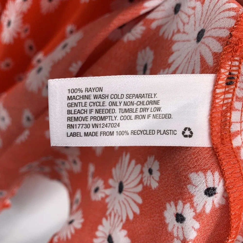 Rixo for Target Red Daisy Floral Puff Sleeve Swing Dress New Size 16W/18W - Image 92