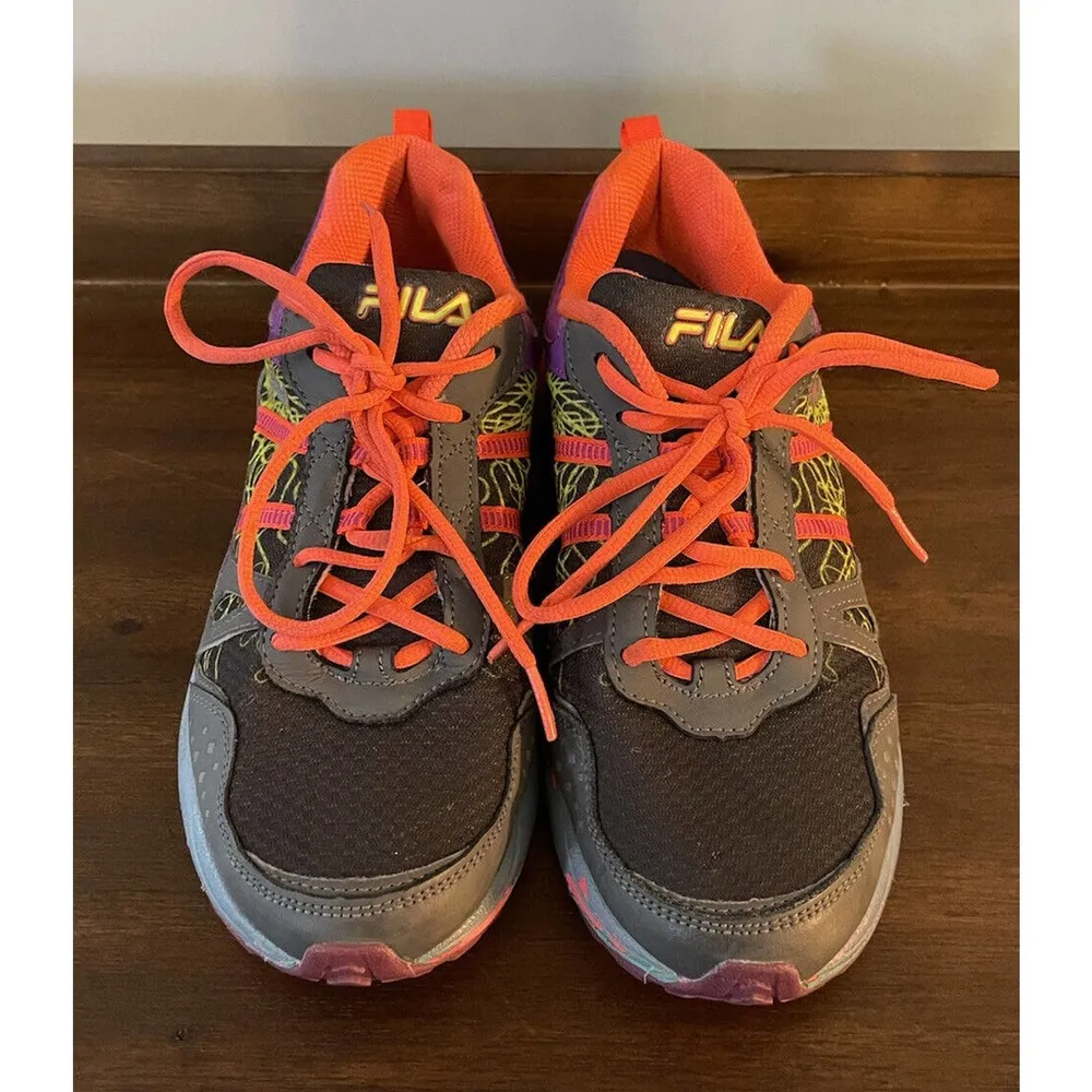 FILA Running Track Sneakers Shoes 5SR20452 Bright Multi Colored Women Size 8 - Image 3