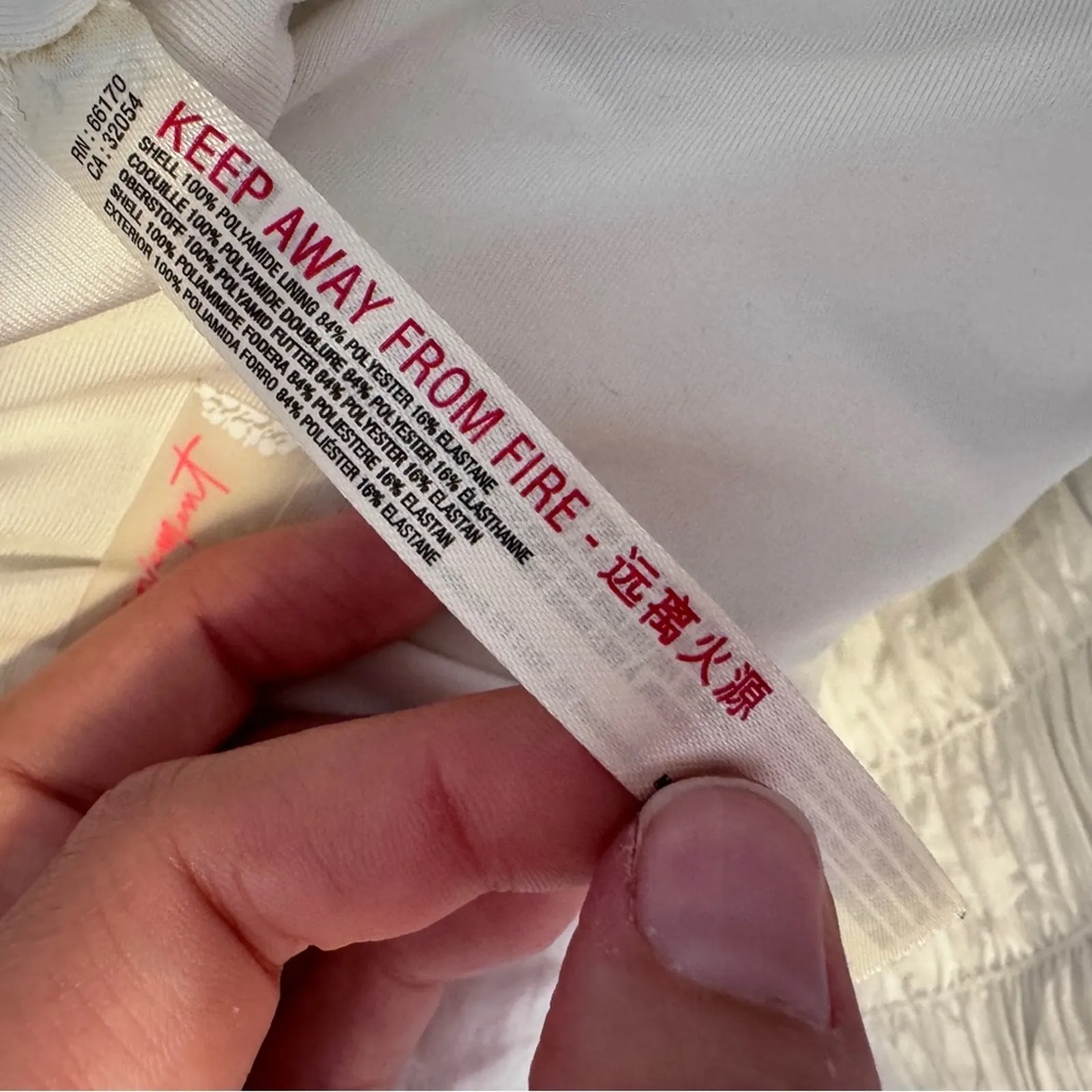 Free People Movement White High Rise Running Shorts Womens XL Gym Workout Casual - Image 8