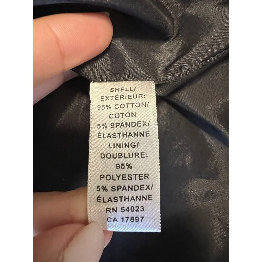 Banana Republic Skirt Size 4 Stretch Black Preppy Business Casual‎ Office Event - Image 7