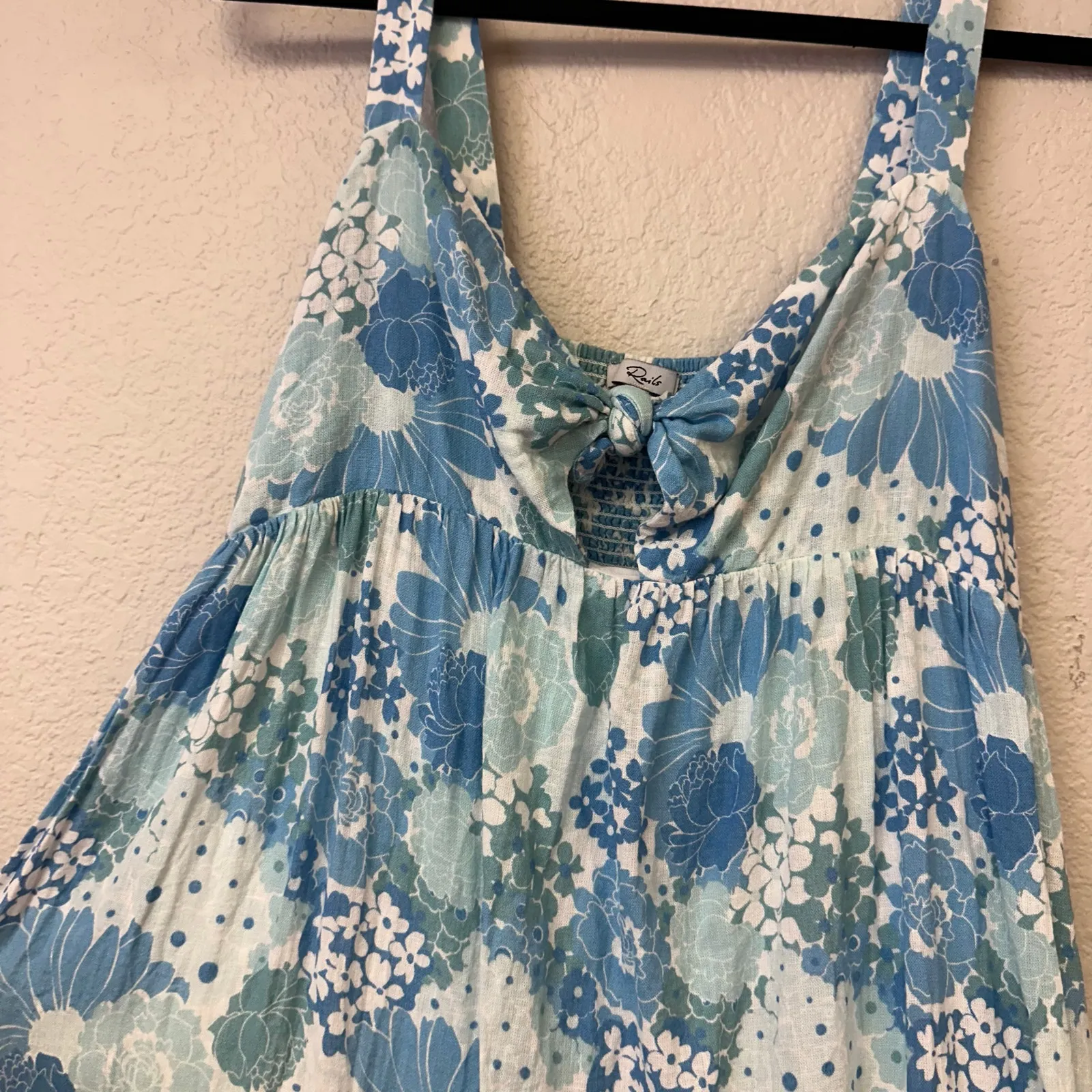 Rails Serafina Azure Wallflower Midi Dress Blue Size Small - Image 5