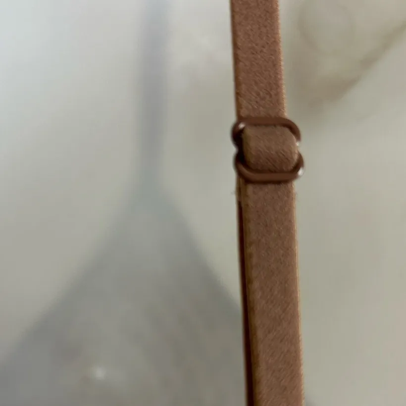 SKIMS LOGO MESH TRIANGLE Bralette Nude size XS - Image 4