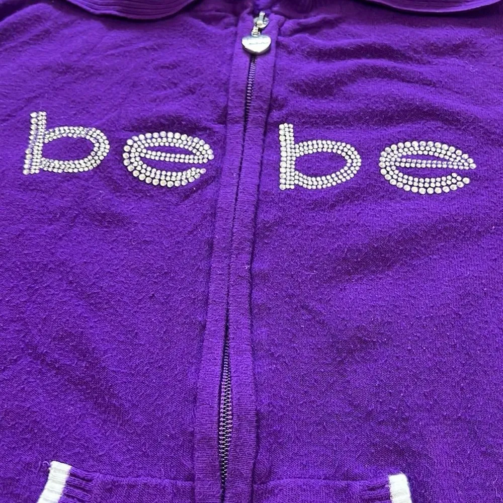 Bebe Y2K  Bling Rhinestone Jacket - Image 4