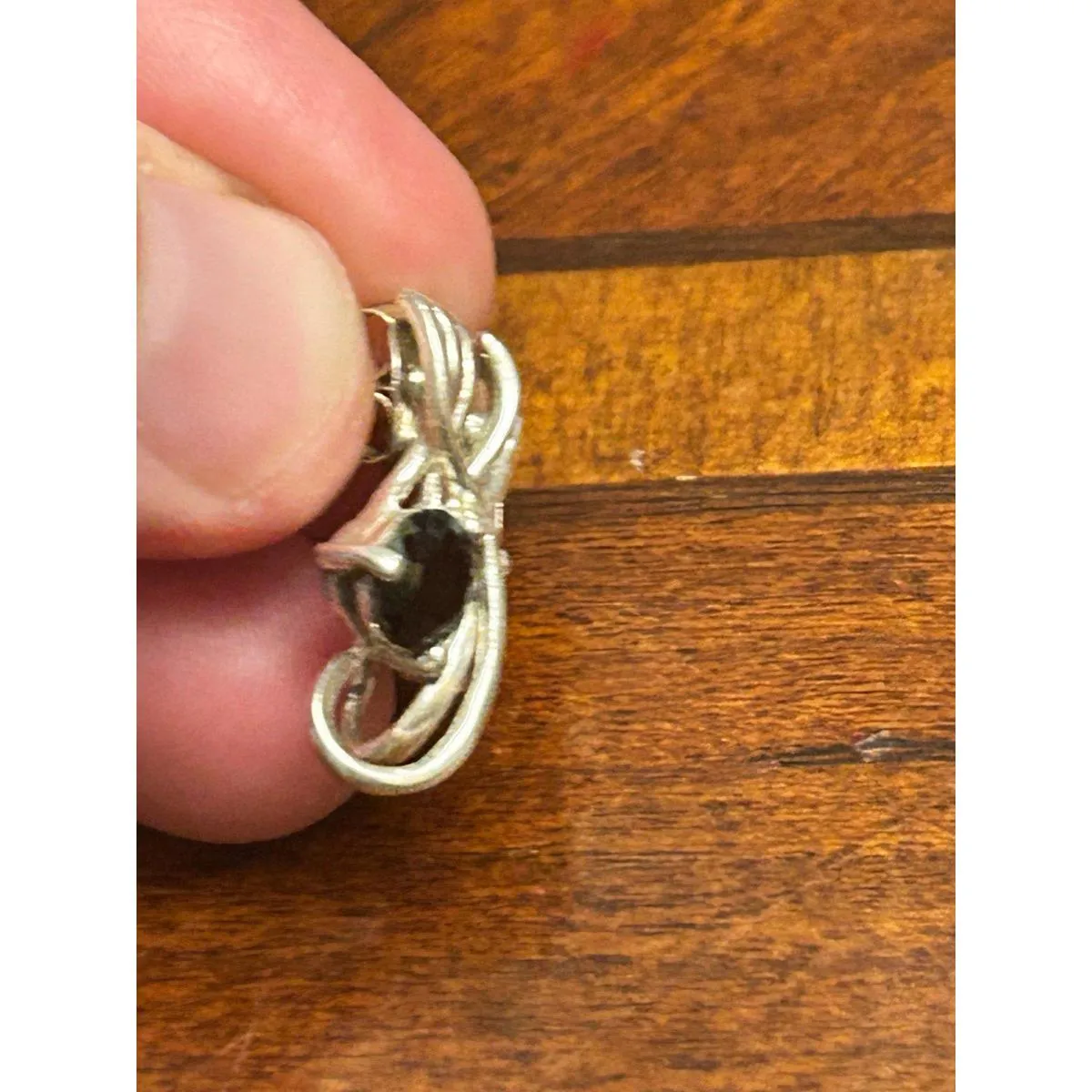 925 sterling silver h3 3.41g earring - Image 4