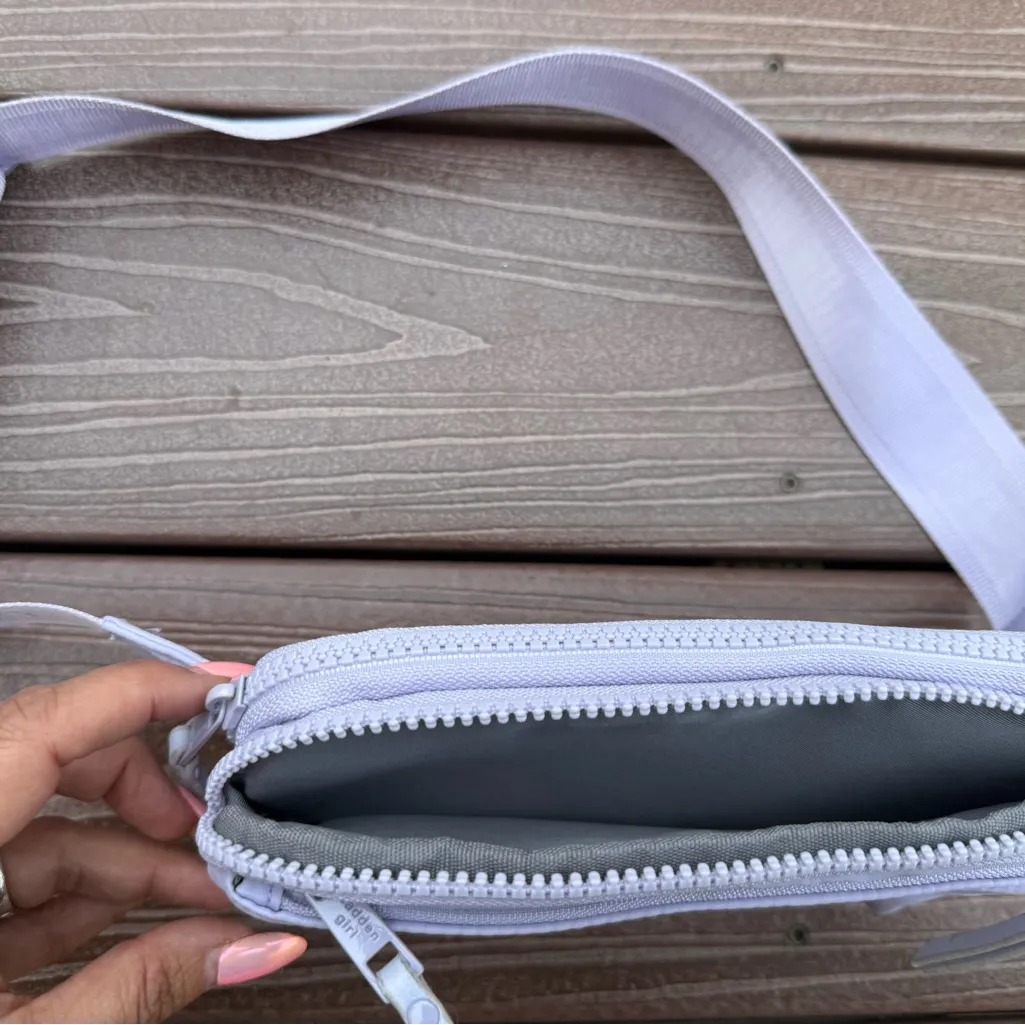 Lavender Crossbody Bag fanny pack belt purse - Image 5