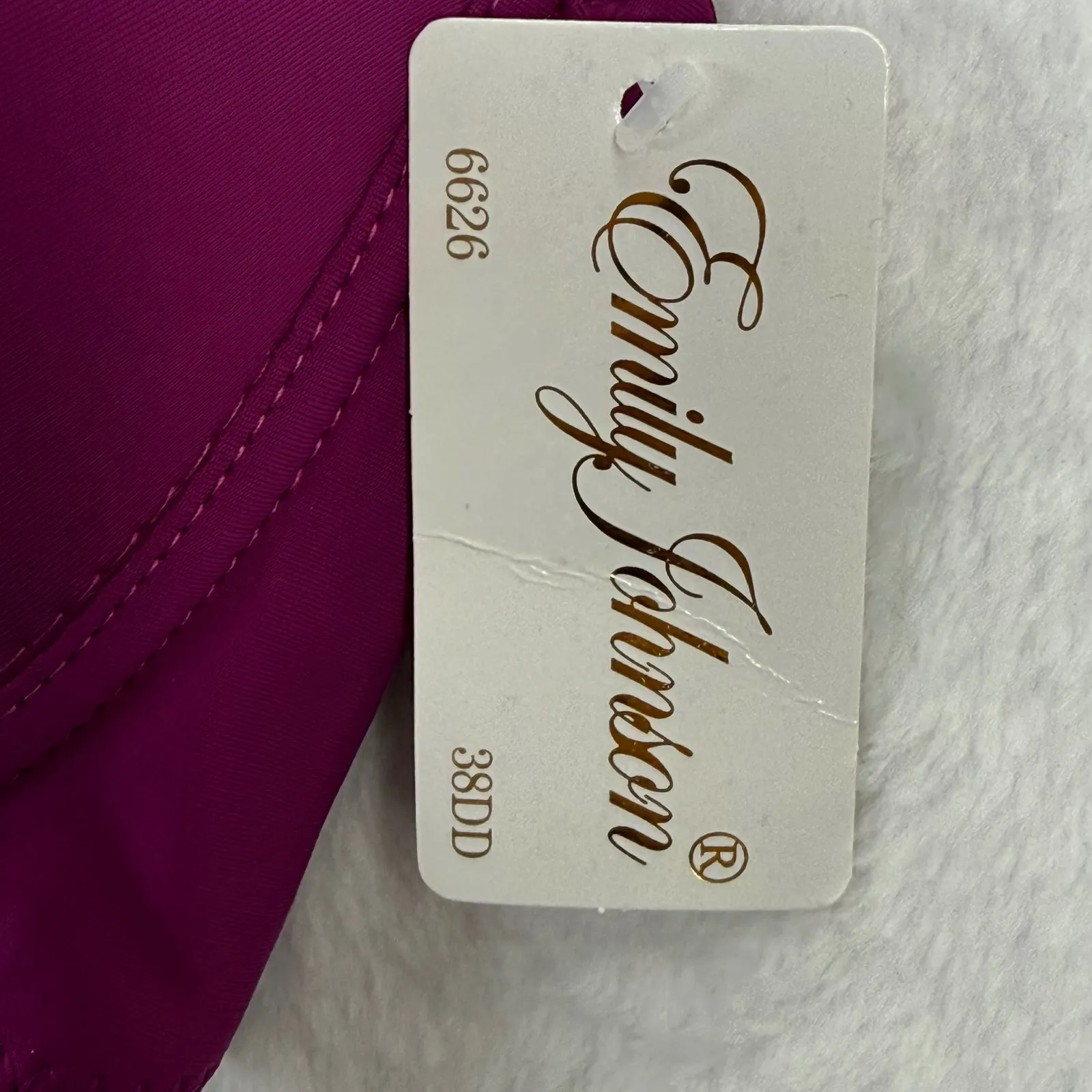 Emily Johnson 38DD Purple Lace Padded Underwire Bra Womens New Size undefined - Image 2