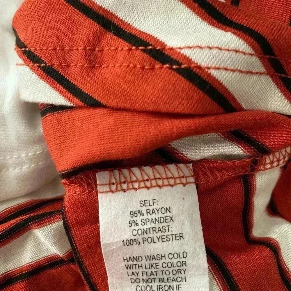 🆕Rust & White Stripe Knot - Image 10